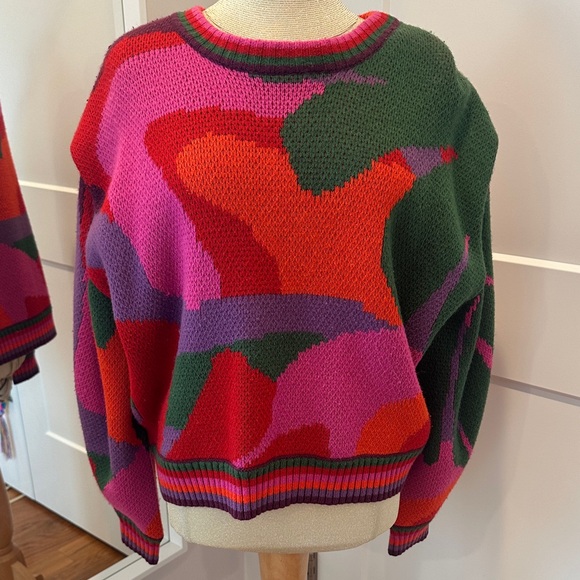 FARM Rio Multicolor Crew Neck Sweater - Picture 4 of 9